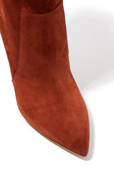 Suede Slouchy Ankle 85 Boots